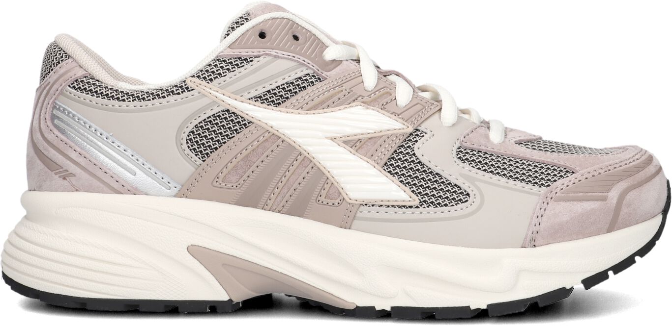 Diadora Lage Sneakers Dames Mesh Runner, Maat: 36, Materiaal: Leer, Kleur: Grijs