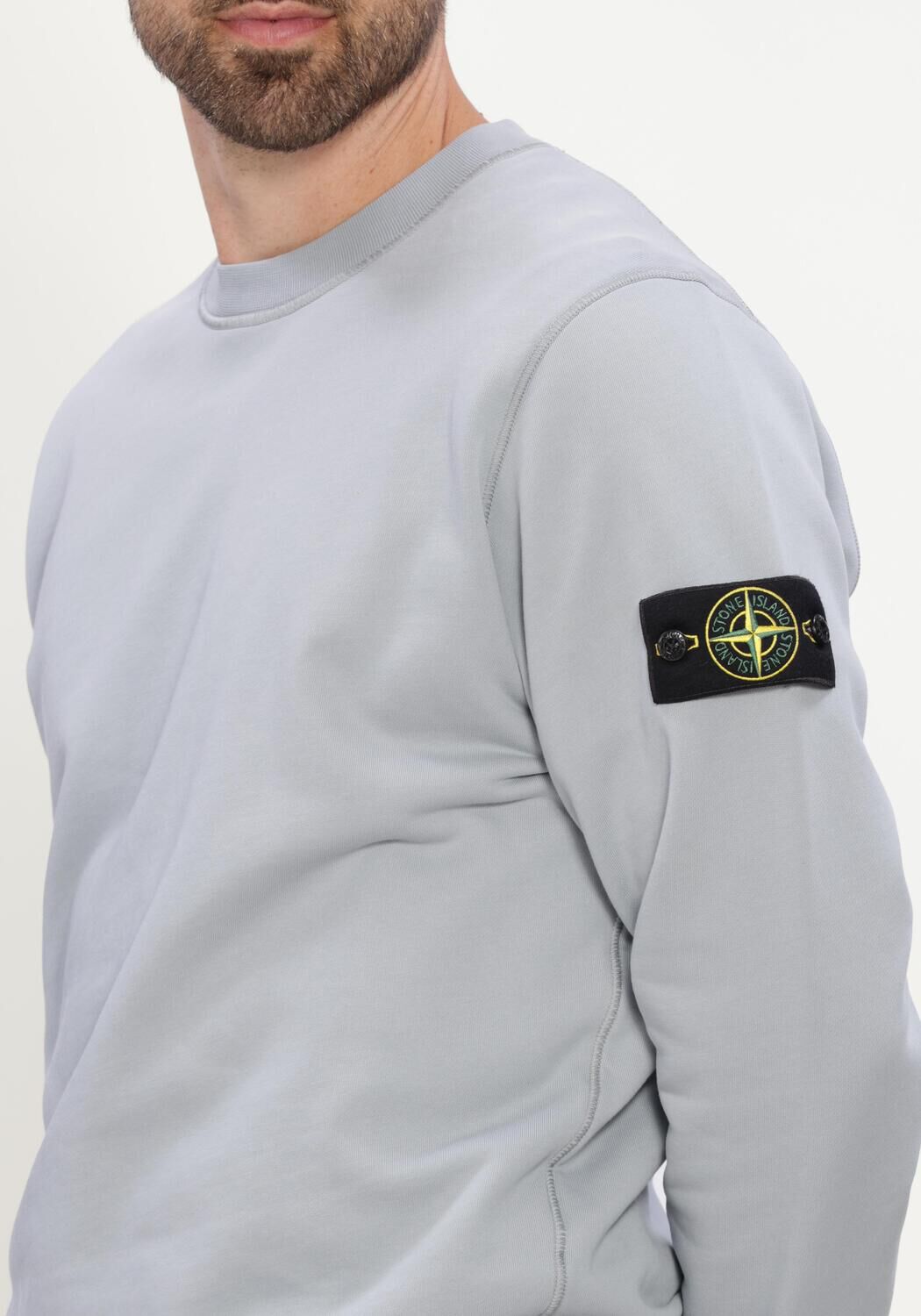Lichtblauwe STONE ISLAND Sweater SWEATSHIRT S0051 - large