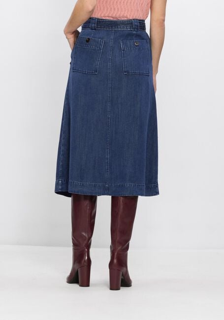 Blauwe MOS MOSH Midirok MMKODA DINEM SKIRT - large