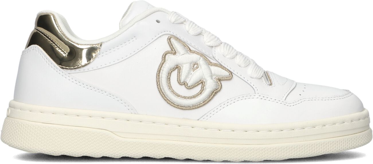 Pinko Lage Sneakers Dames Mandy 11, Maat: 41, Materiaal: Leer, Kleur: Wit