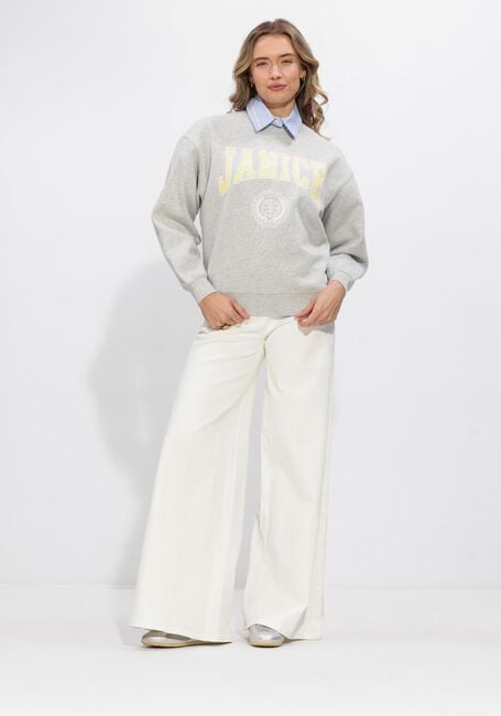 Lichtgrijze JANICE Sweater OWEN - large