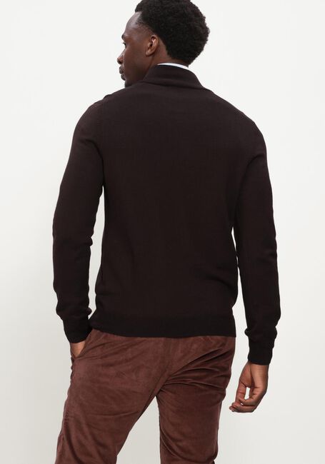 Bruine GRAN SASSO Trui MOCK ZIP - large