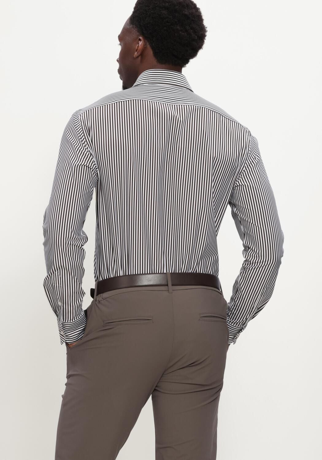 Witte XACUS Klassiek overhemd ACTIVE SHIRT520ML - large
