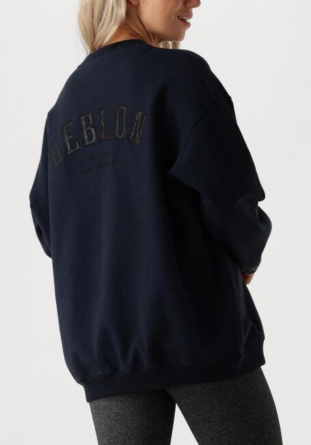 Donkerblauwe DEBLON SPORTS Sweater YARA SWEATER - large