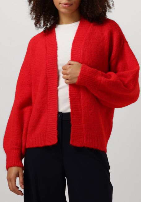 Rode SUMMUM Vest PUFF SLEEVE CARDIGAN COZY MELANGE KNIT - large