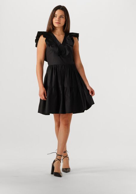 Zwarte SECOND FEMALE Mini jurk ZANA DRESS - large