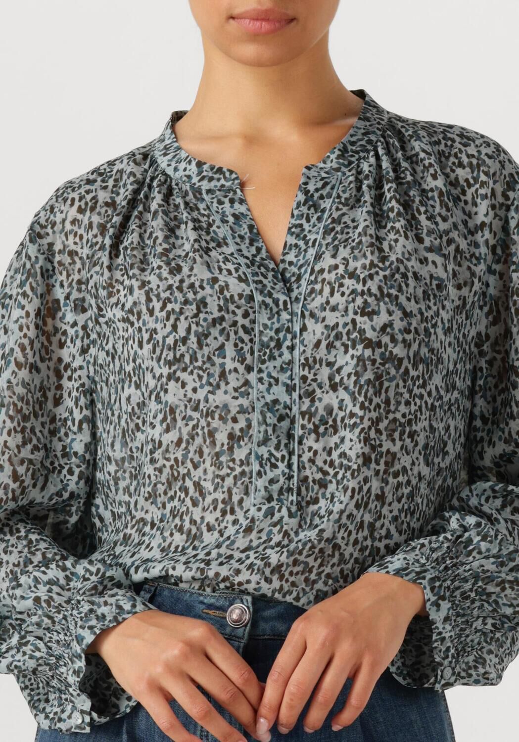 Grijze LUISA CERANO Blouses 228585/3778 - large