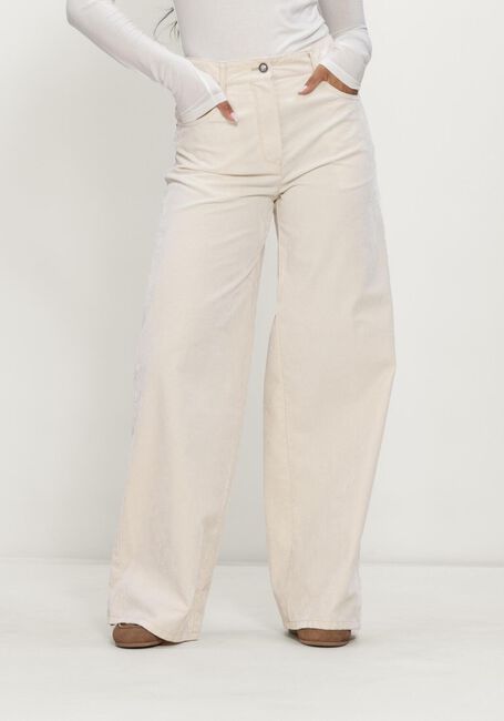 Beige FORTE FORTE Broeken FLOCK DENIM 5 POCKETS PANTS - large