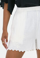 Witte SISSEL EDELBO Broeken ORGANIC COTTON SHORTS Witte SISSEL EDELBO Broeken ORGANIC COTTON SHORTS - medium