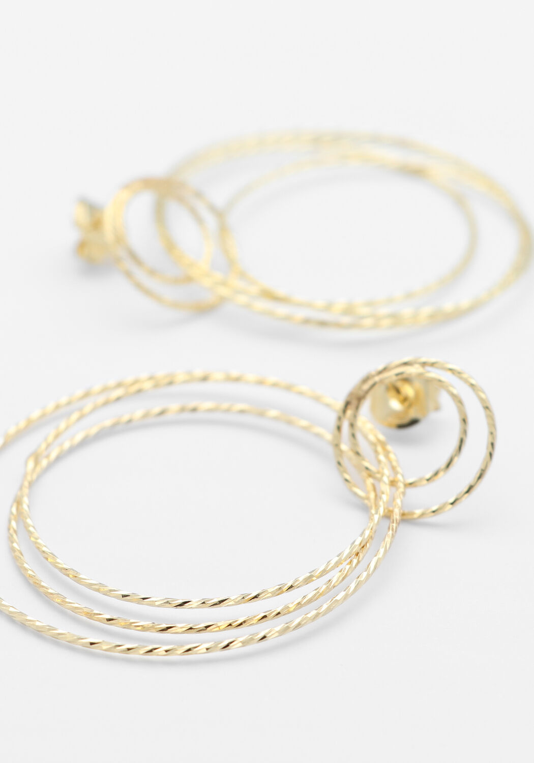 Goudkleurig LOTT. GIOIELLI Sieraad TRIPLE HOOPS GLOW L - large