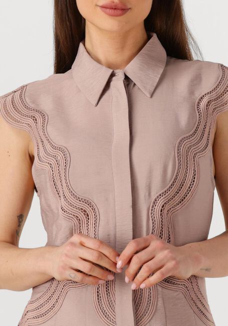 Roze COPENHAGEN MUSE Midi jurk COLE DRESS - large