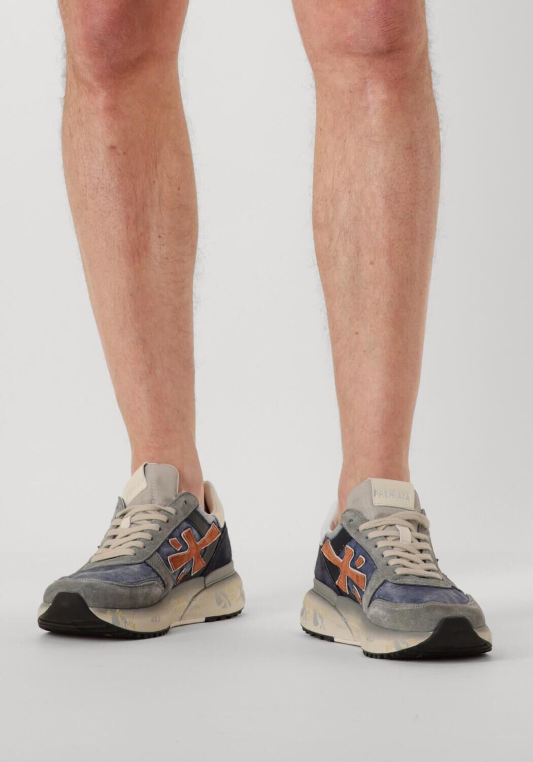 Blauwe PREMIATA Lage sneakers MICK - large