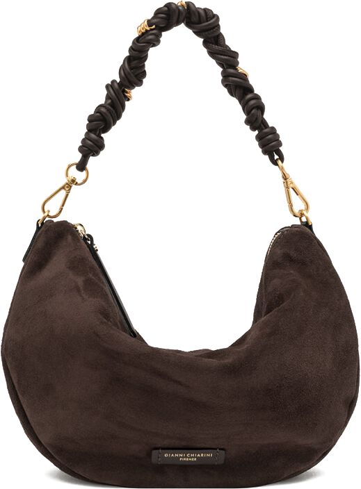 Gianni Chiarini Gianni Chiarini Schoudertas Dames Cleo, Materiaal: Suède, Kleur: Bruin