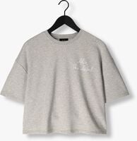 Lichtgrijze ALIX THE LABEL T-shirt LADIES KNITTED SWEAT T-SHIRT Lichtgrijze ALIX THE LABEL T-shirt LADIES KNITTED SWEAT T-SHIRT - medium