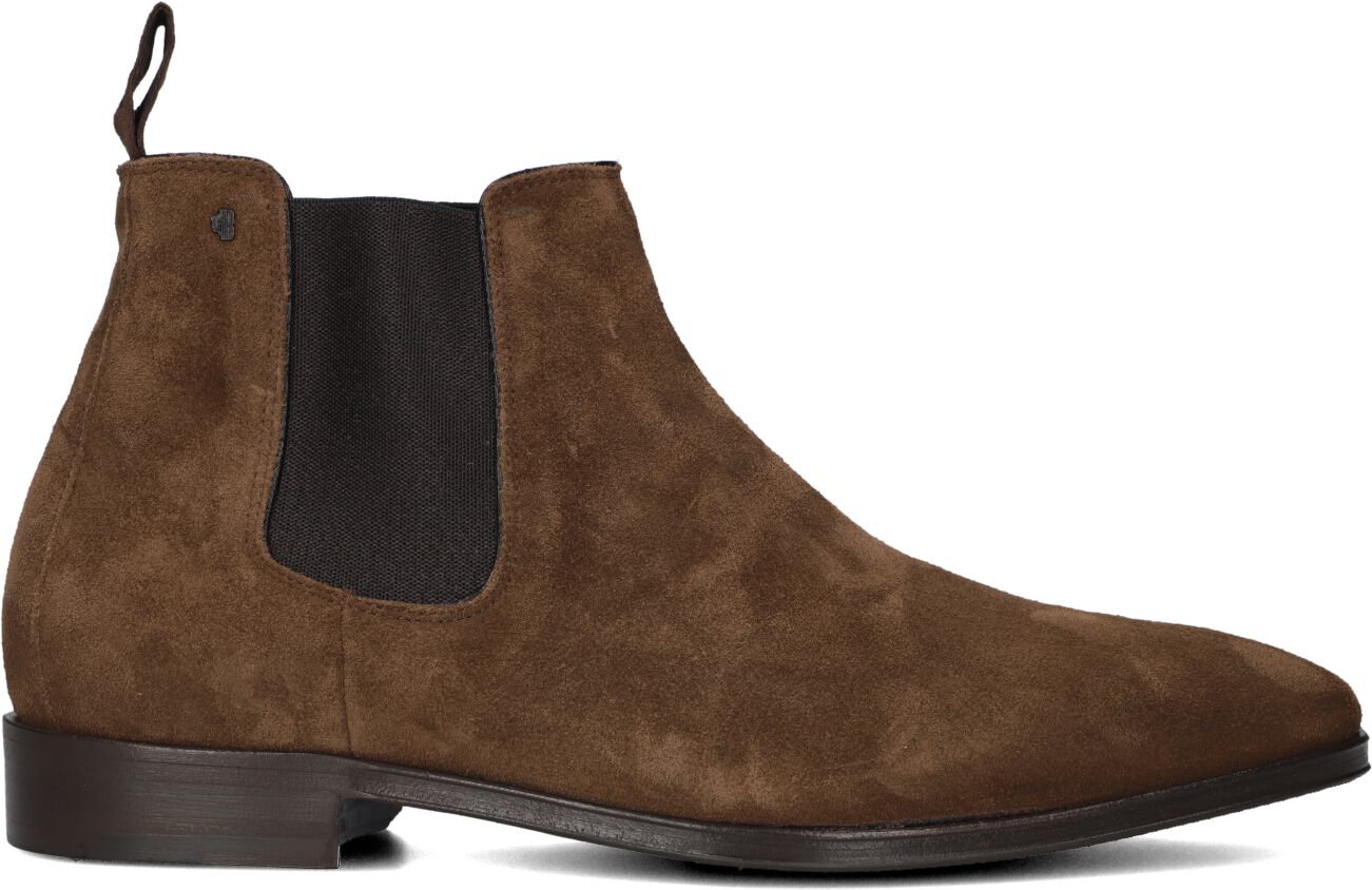 Van Bommel Chelsea Boots Heren Sbm-60014, Maat: 46, Materiaal: Suède, Kleur: Cognac