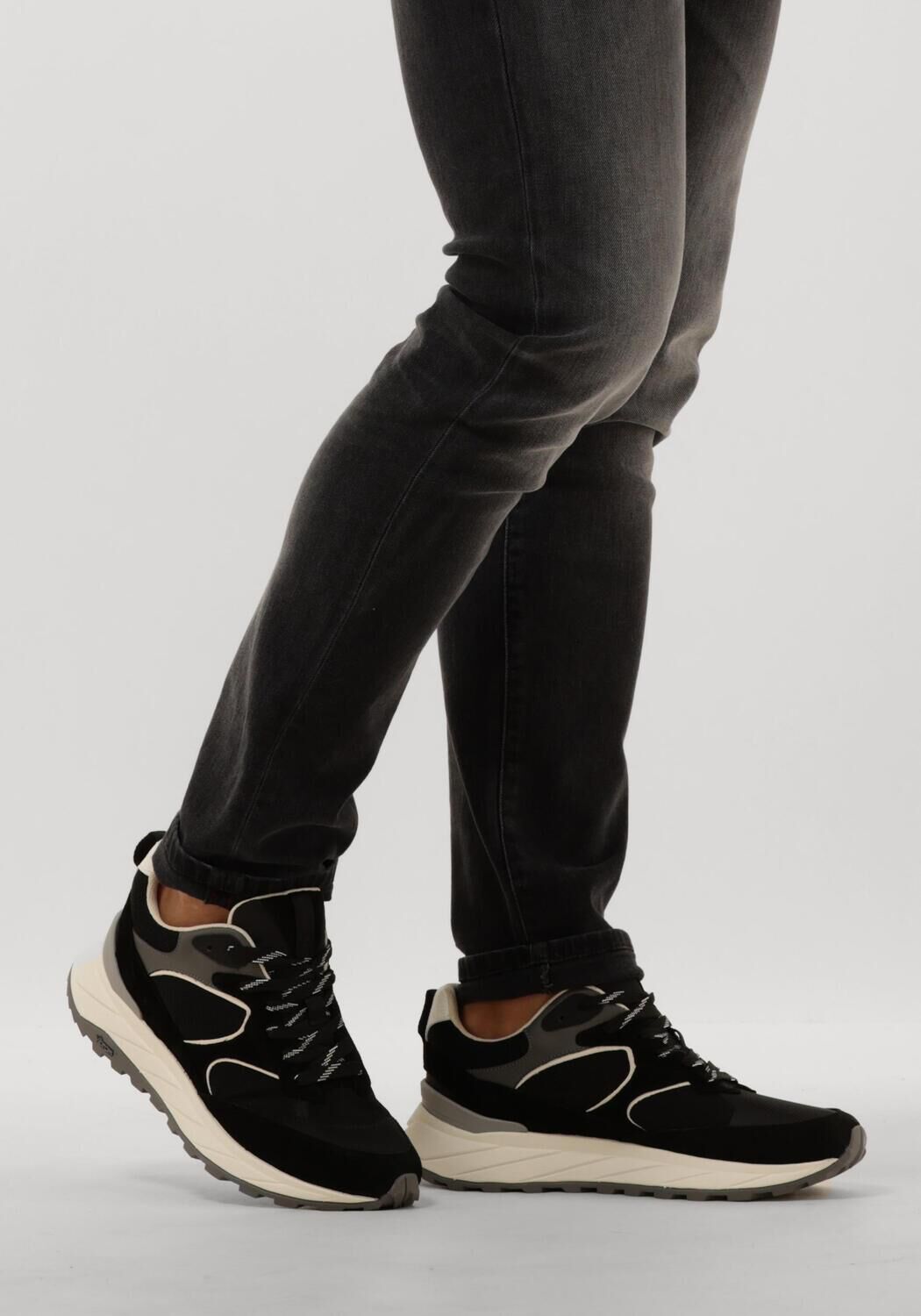 Zwarte WOOLRICH Lage sneakers RUNNING MAN - large