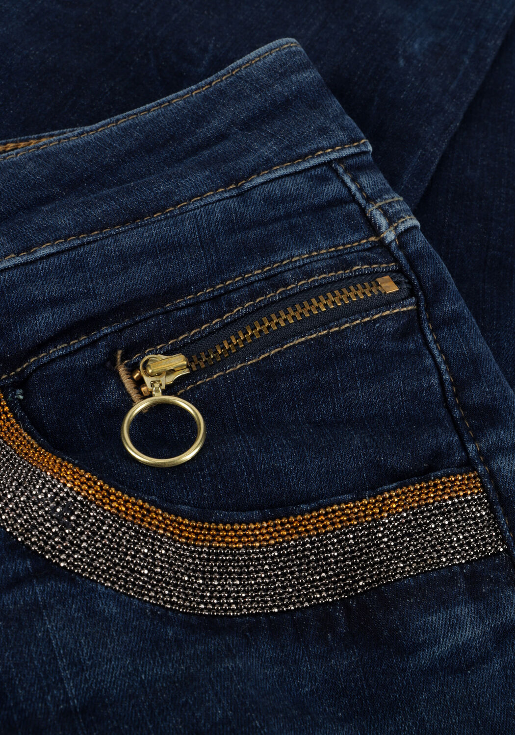 Blauwe MOS MOSH Slim fit jeans NAOMI SHADE BLUE JEANS - large