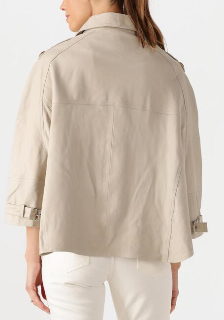 Beige ALTER EGO Leren jas BIBI - large