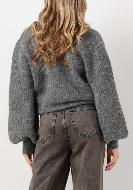 Grijze CO'COUTURE Vest CORELIE BUTTON KNIT - large