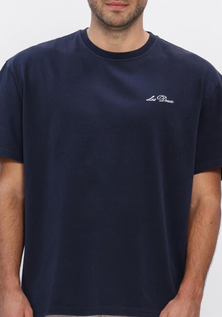 Donkerblauwe LES DEUX T-shirt CREW T-SHIRT - large
