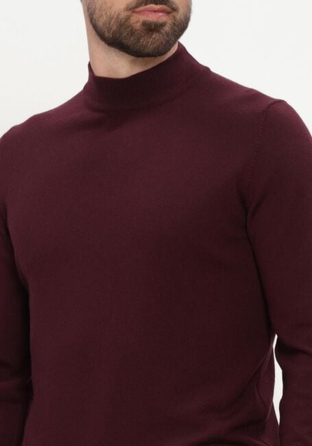 Bordeaux GRAN SASSO Trui MOCK L/SLV - large