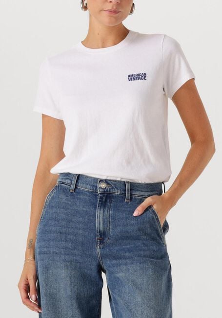 Witte AMERICAN VINTAGE T-shirt YKOBOW - large