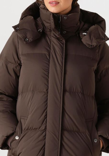 Bruine WOOLRICH Gewatteerde jas KELLY LONG PARKA - large