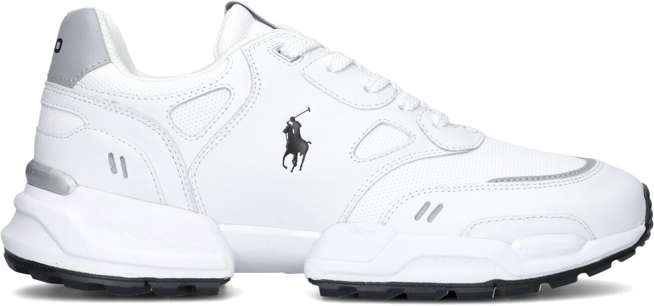 Ralph Lauren Lage Sneakers Heren Polo Jgr, Maat: 45, Materiaal: Leer, Kleur: Wit
