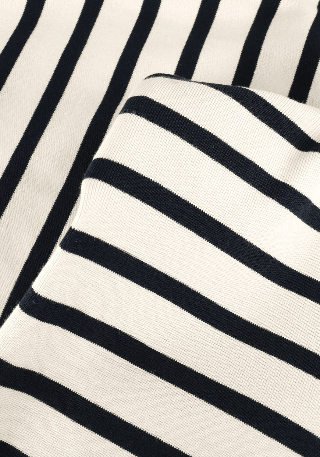 Blauwe CO'COUTURE Top CLASSIC STRIPE CROP TEE - large