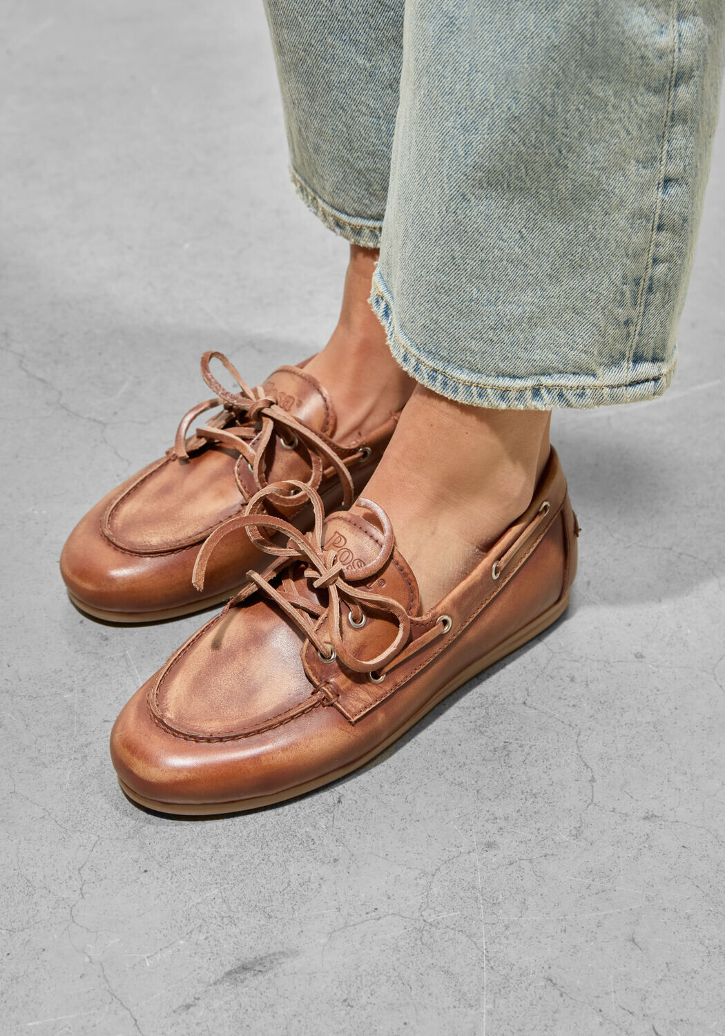 Bruine POSA Mocassins BOAT LOAFER - medium