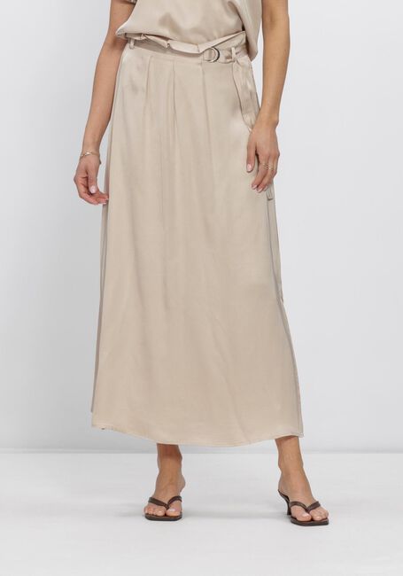 Beige BRUUNS BAZAAR Midirok WECKIABBSURINA SKIRT - large