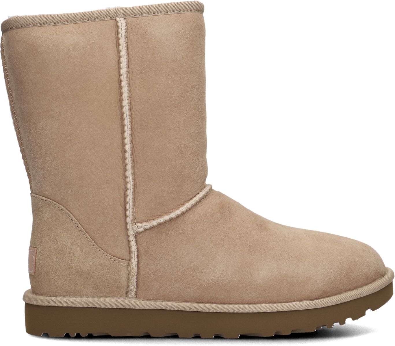 UGG Vachtlaarzen Dames W Classic Short Ii, Maat: 42, Materiaal: Suède, Kleur: Beige