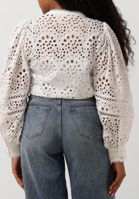 Witte CO'COUTURE Blouses VIOLA ANGLAISE TOP - large