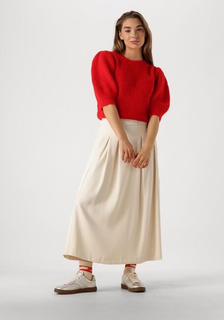 Rode CO'COUTURE Trui CORALIE BOW RIB KNIT - large