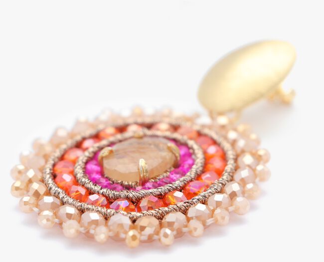 Oranje LOTT. GIOIELLI Sieraad SI FILLED OVAL 3 RINGS WITH STONE M Oranje LOTT. GIOIELLI Sieraad SI FILLED OVAL 3 RINGS WITH STONE M - large