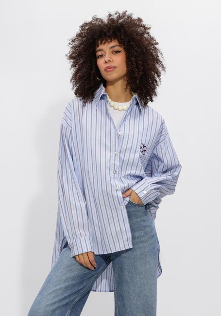 Lichtblauwe COUCOU Blouses MOON BLOUSE - large