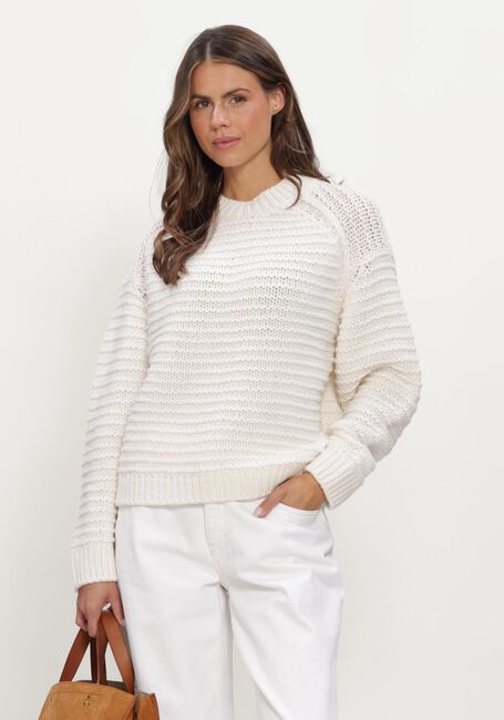 Gebroken wit CLOSED Truien/vesten CREW NECK LONG SLEEVE - large
