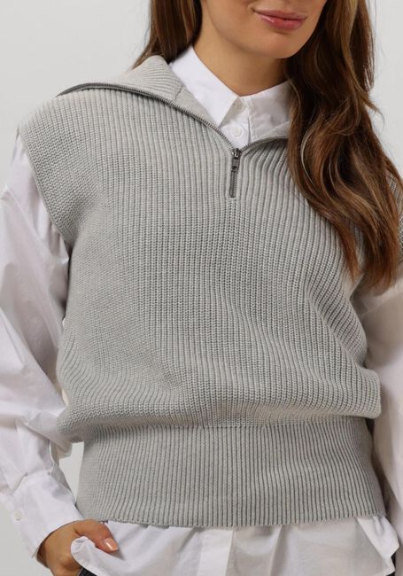 Grijze PENN & INK Spencer 283 JUMPER - large