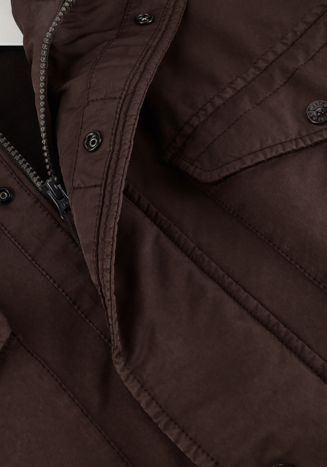 Bruine STONE ISLAND Jack FIELD JACKET - large