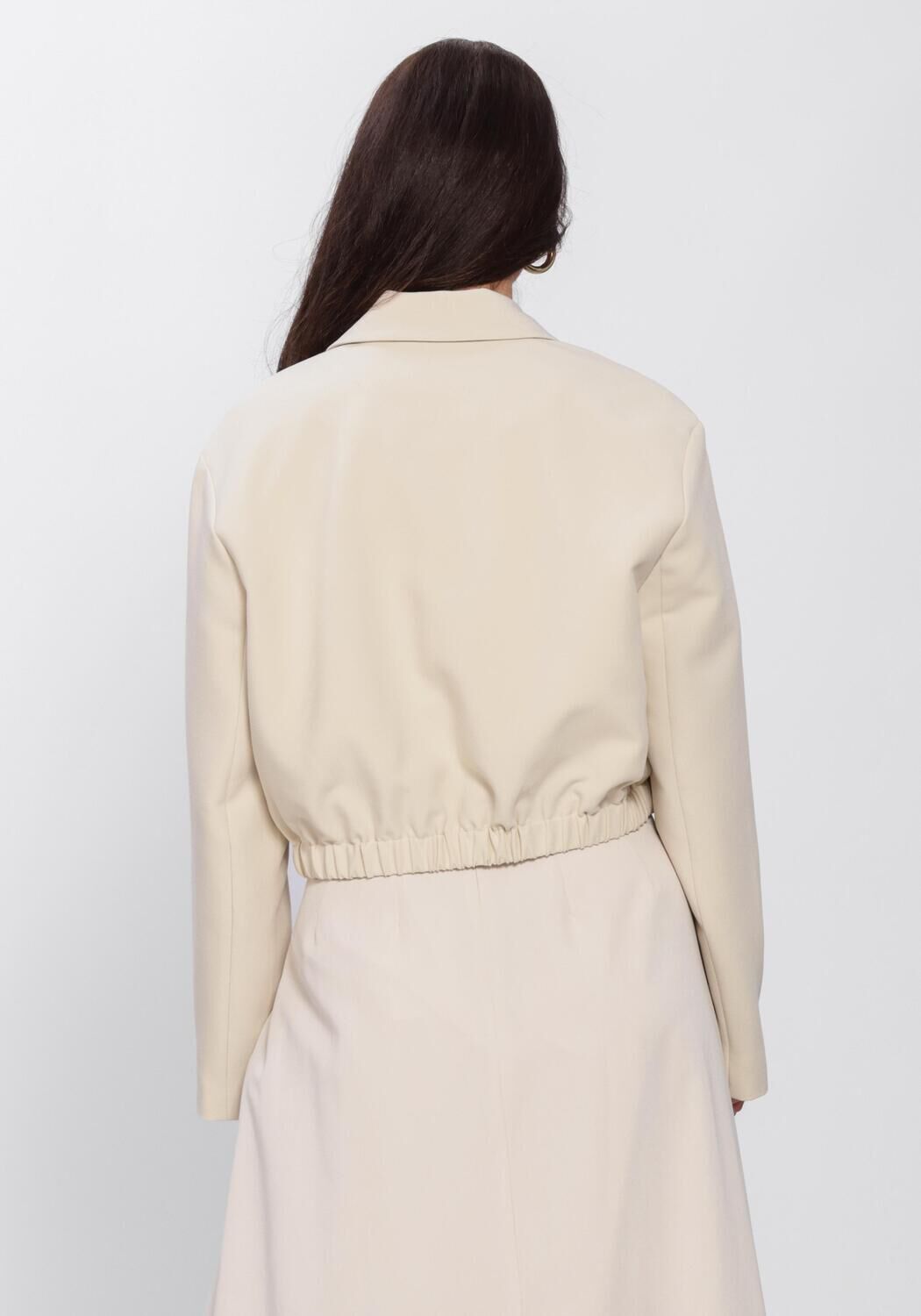Beige CO'COUTURE Blazer ACILECC CROP BLAZER - large