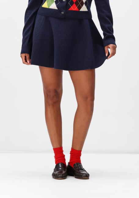 Donkerblauwe GANNI Rokken CASHMERE WOOL SKIRT - large