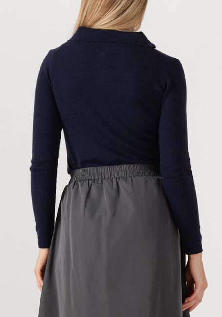 Donkerblauwe RESORT FINEST Trui POLO SHORT CARDIGAN - large