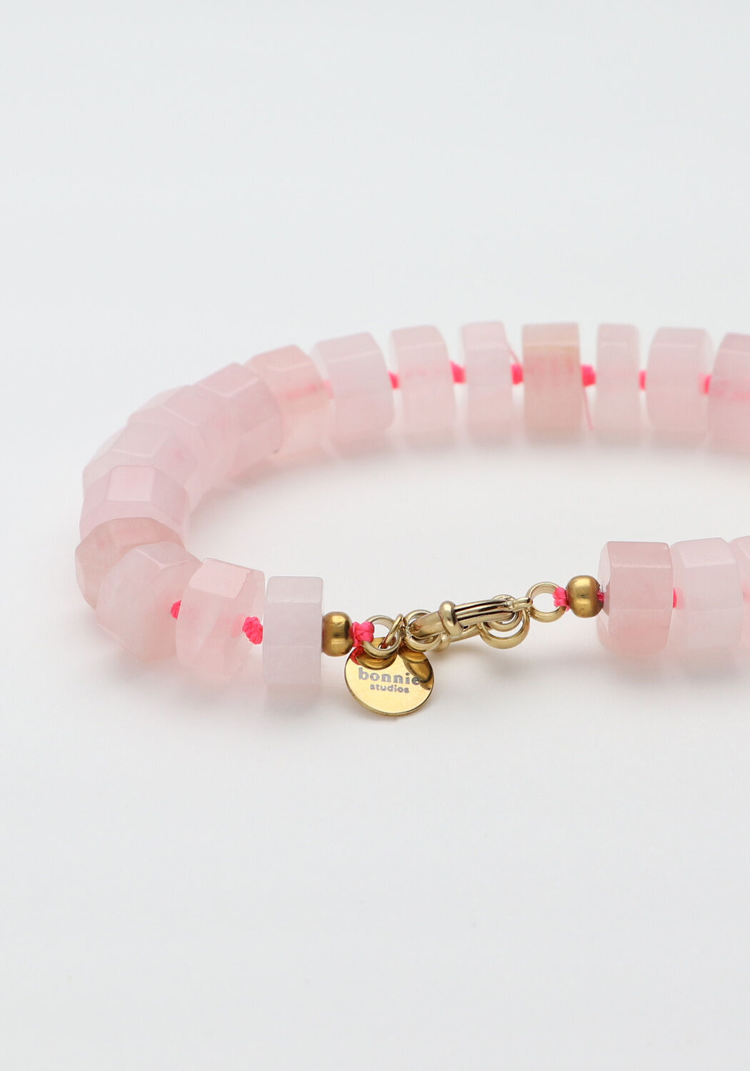 Lichtroze BONNIE STUDIOS Armbanden PHIL PINK BRACELET BS876 - large