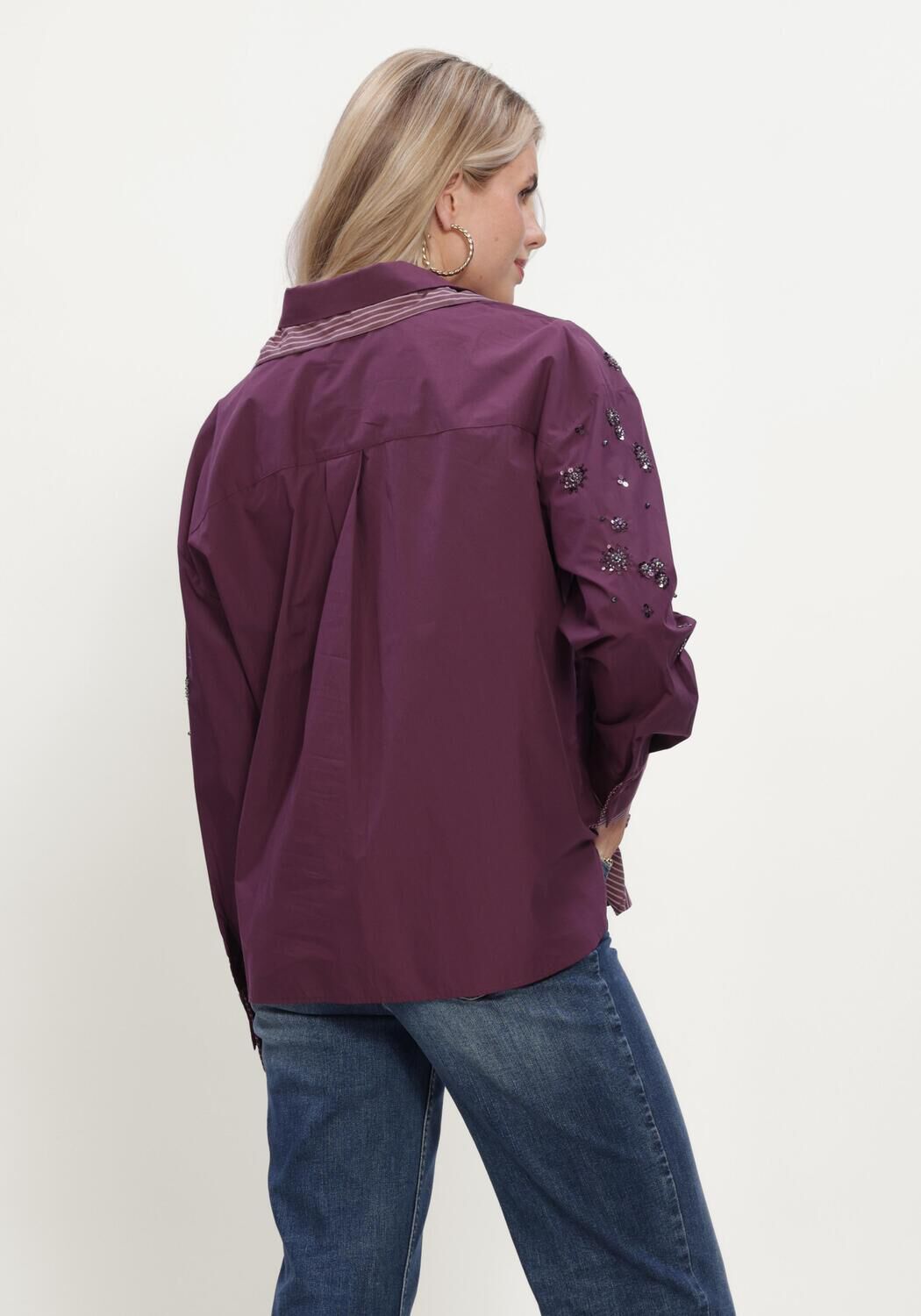 Paarse CAROLINE BISS Blouses 4627 - large