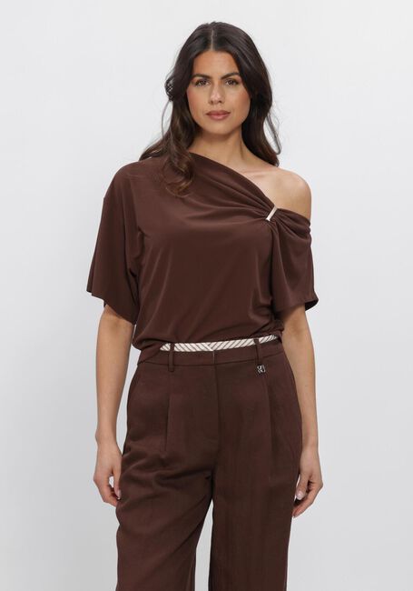 Bruine DANTE6 Top GOU EMBELLISHED DRAPEY TOP - large