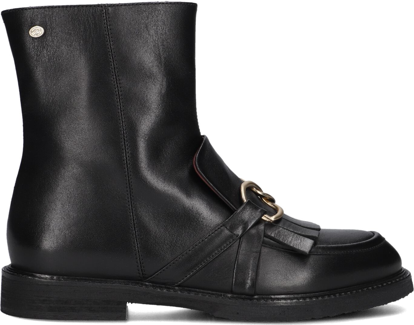 Fred de la Bretoniere Enkelboots Dames Paris Hay, Maat: 36, Materiaal: Leer, Kleur: Zwart