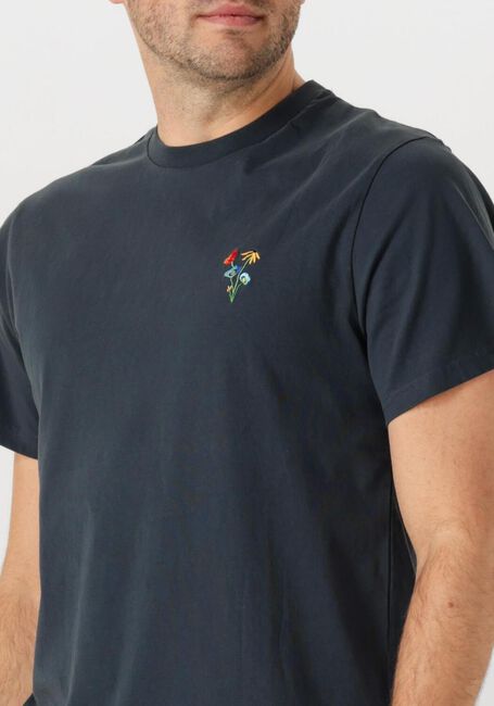 Donkerblauwe FORÉT T-shirt ELEMENT T-SHIRT - large