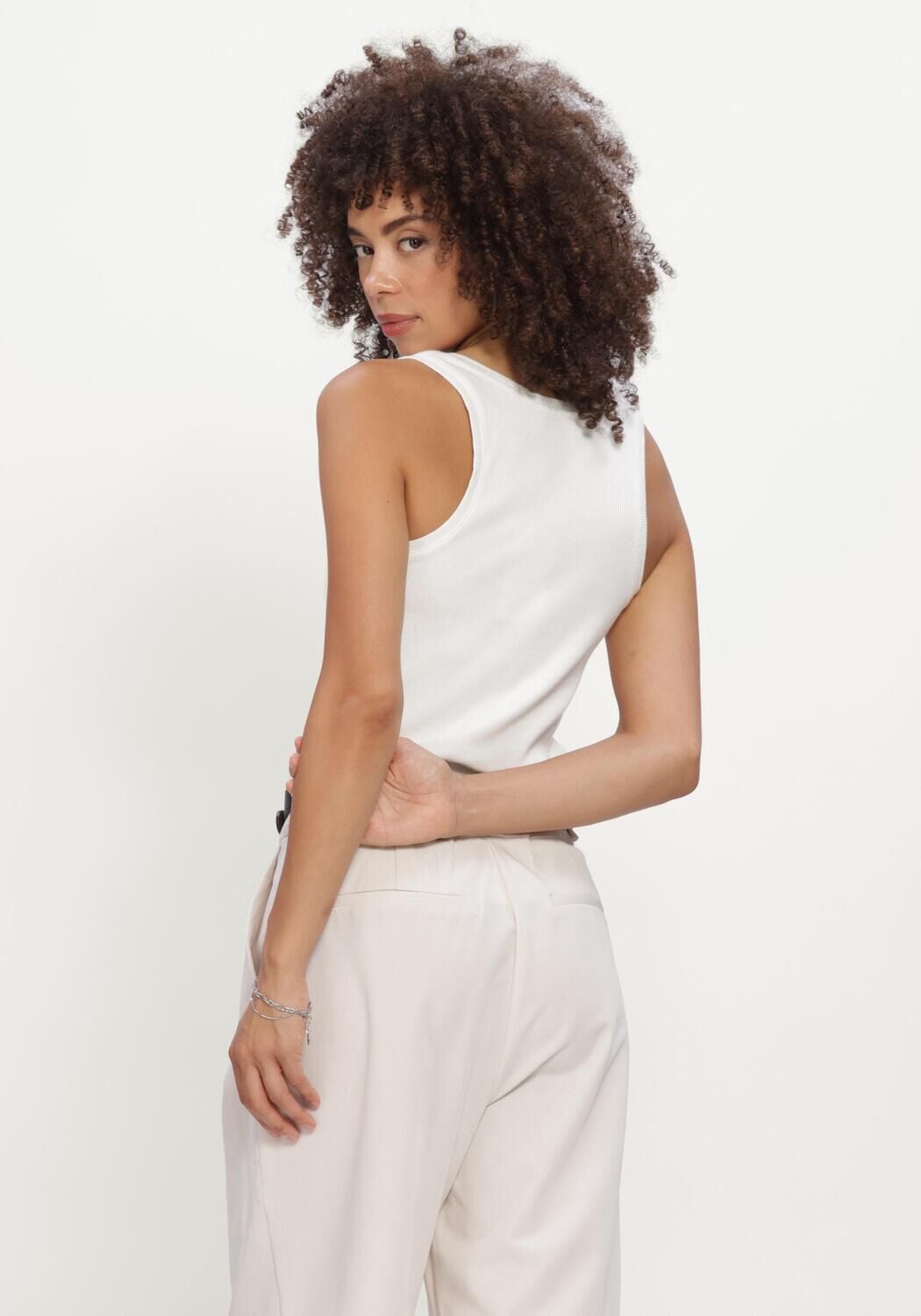 Witte ANINE BING Top ALESSIA TANK TOP - large