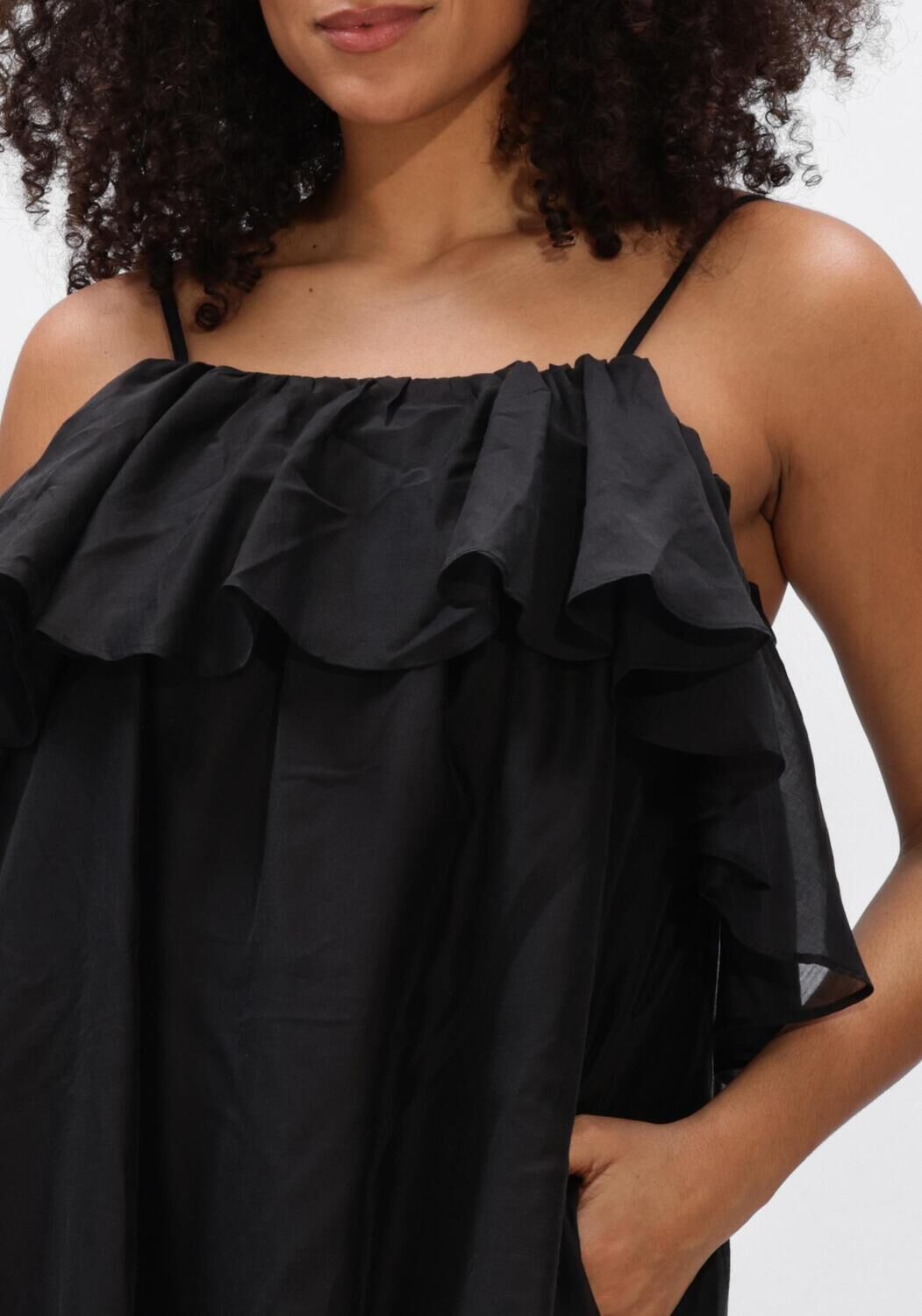 Zwarte DEVOTION Maxi jurk AURA - large