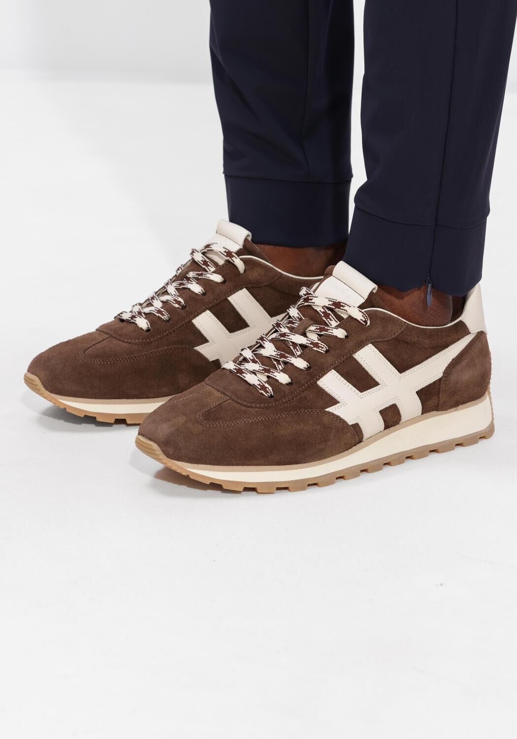 Bruine HOGAN Lage sneakers H701 ALLACCIATO H - large